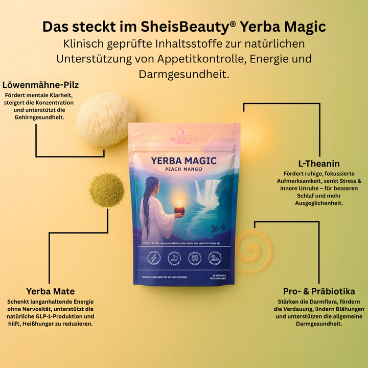 SheisBeauty® Yerba Magic Tee - Das Original